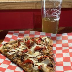 Extreme Pizza - Novato - Custom ordered slice.