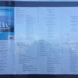 Le Grand Large - Menu