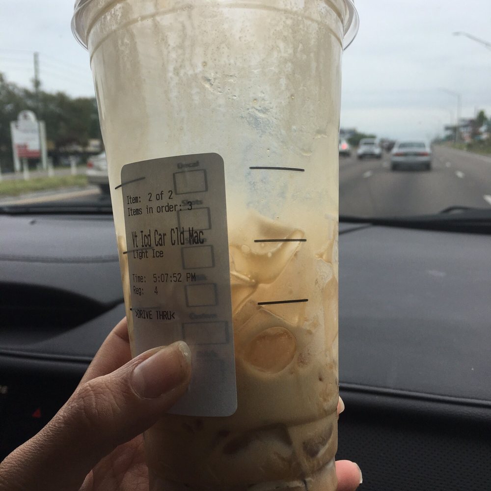 According to Starbucks this is "light ice"