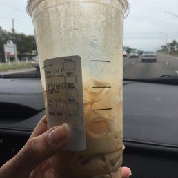 According to Starbucks this is "light ice" According to Starbucks this is "light ice"