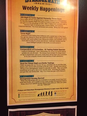 Menu photo 8 Strangeways Brewing Richmond, VA Menu photo 8 Strangeways Brewing Richmond, VA