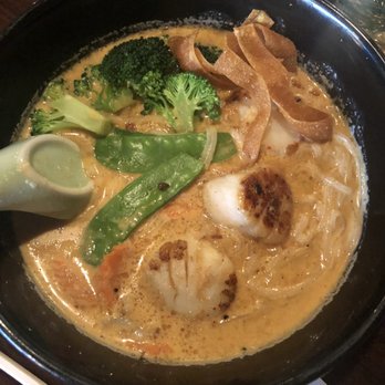 9 Thai Sushi - Scallop Khaow Soi - Sushi Bars Near Me - Estero, Florida
