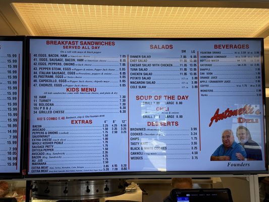 Menu photo 1 Antonelli's Deli El Cajon, CA