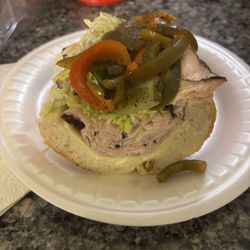 Rodriguez Mini Market - Half of a honey maple turkey hoagie w/ mayo,cheese,pickles,sweets & lettuce