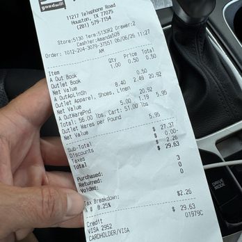 Goodwill - Sold by weight. - Thrift Stores Near Me - Houston, Texas