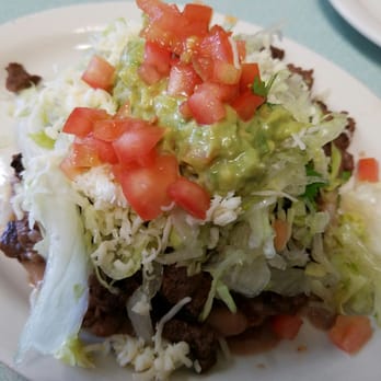 Mariscos Las Brisas - Shredded Beef Tostada. Simply Delicious - Mexican Near Me - Ontario, California Mariscos Las Brisas - Shredded Beef Tostada. Simply Delicious - Mexican Near Me - Ontario, California