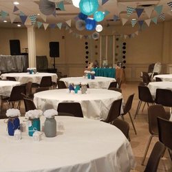 Rockledge Hook & Ladder Room - Set up for a baby shower