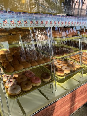 Rose Donuts And Ice Cream by null