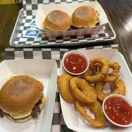 3-Son of a buns - Singles, & Onion Rings.