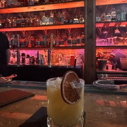 The Harbor Cocktail Lounge - Nutty Sailor with the beautiful bar background