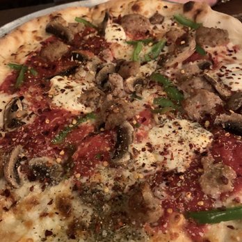 V Pizza - Sausage, mushroom and green pepper - Pizza Near Me - Jacksonville Beach, Florida V Pizza - Sausage, mushroom and green pepper - Pizza Near Me - Jacksonville Beach, Florida