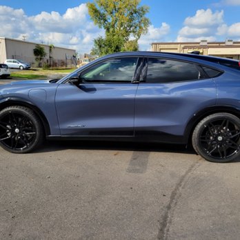 Salts Tire - Ford MachE with 22×9.5 Asanti Black label wrapped with Falkens. - Tires Near Me - Columbus, Ohio Salts Tire - Ford MachE with 22×9.5 Asanti Black label wrapped with Falkens. - Tires Near Me - Columbus, Ohio