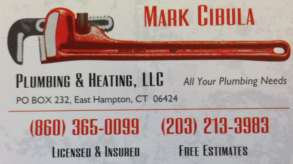 Slide of Mark Cibula Plumbing & Heating