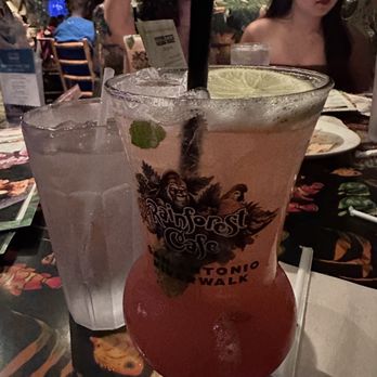 Rainforest Cafe - strawberry mojito - American Near Me - San Antonio, Texas Rainforest Cafe - strawberry mojito - American Near Me - San Antonio, Texas
