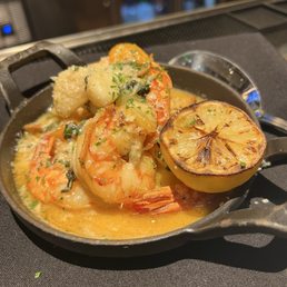 The Cast Iron Shrimp are the BEST thing on the happy hour menu! A dish to dream about! The Cast Iron Shrimp are the BEST thing on the happy hour menu! A dish to dream about!