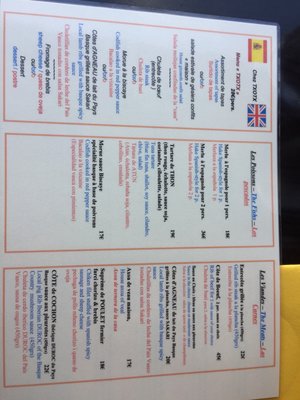 Menu photo 1 Chez Txotx Bayonne, 64