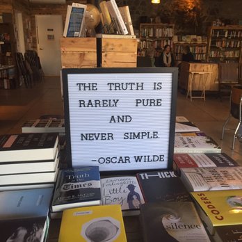 Rough Draft Bar & Books - From "The Importance of Being Earnest" - Bars Near Me - Kingston, New York
