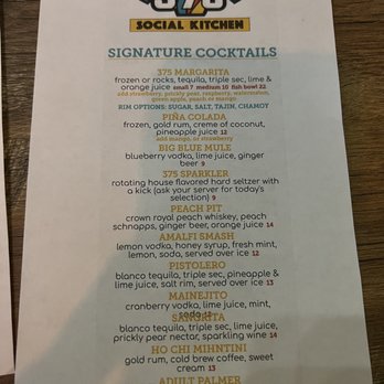 375 Social Kitchen - Cocktail menu - Asian Fusion Near Me - Universal City, Texas 375 Social Kitchen - Cocktail menu - Asian Fusion Near Me - Universal City, Texas