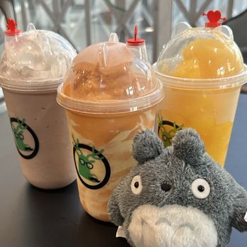 Mc BOBA - To the left: Oreo shake,Taro Smoothie Wave, and Peach Smoothie Wave ‼ - Bubble Tea Near Me - Canoga Park, California Mc BOBA - To the left: Oreo shake,Taro Smoothie Wave, and Peach Smoothie Wave ‼ - Bubble Tea Near Me - Canoga Park, California