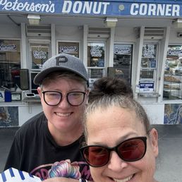 After we left the dealership celebrating with donuts for our long road trip home After we left the dealership celebrating with donuts for our long road trip home