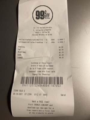99 Cents Only Stores, 19033 Colima Rd, Rowland Heights, CA, Department  Stores - MapQuest