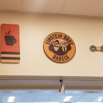 Einstein Bros. Bagels - Cute wall art! - Bagels Near Me - Ontario, California Einstein Bros. Bagels - Cute wall art! - Bagels Near Me - Ontario, California