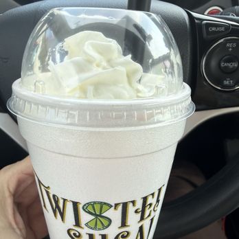 Twisted Sugar - Strawberry cheesecake twister - Desserts Near Me - Surprise, Arizona