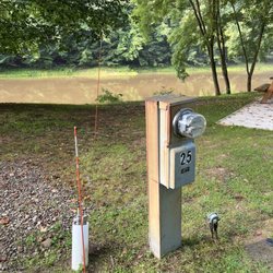 Riverhurst Park Campground - Majority of the sites have water and electricity