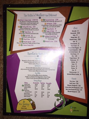 Menu photo 3 Johnny Mango World Cafe & Bar Cleveland, OH