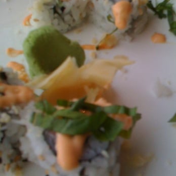 Gohan - Hamachi roll with crushed macadamia nuts and basil...amazing!! - Japanese Near Me - Petaluma, California