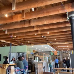the interior of norfork brewing