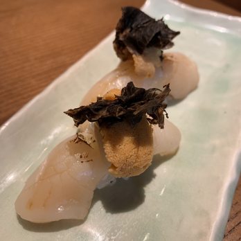 Zuma - Sea scallop, uni, and truffle. Melt-in-your-mouth good! - Japanese Near Me - Boston, Massachusetts Zuma - Sea scallop, uni, and truffle. Melt-in-your-mouth good! - Japanese Near Me - Boston, Massachusetts