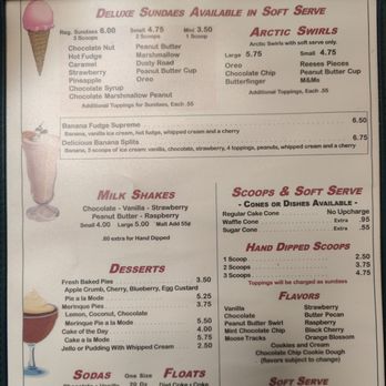 Clair's Family Restaurant - dessert menu - Ice Cream & Frozen Yogurt Near Me - Hanover, Pennsylvania Clair's Family Restaurant - dessert menu - Ice Cream & Frozen Yogurt Near Me - Hanover, Pennsylvania