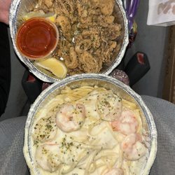 Nonna Maria's Pizza - Shrimp Lemone Mothers Day Special & Calamari