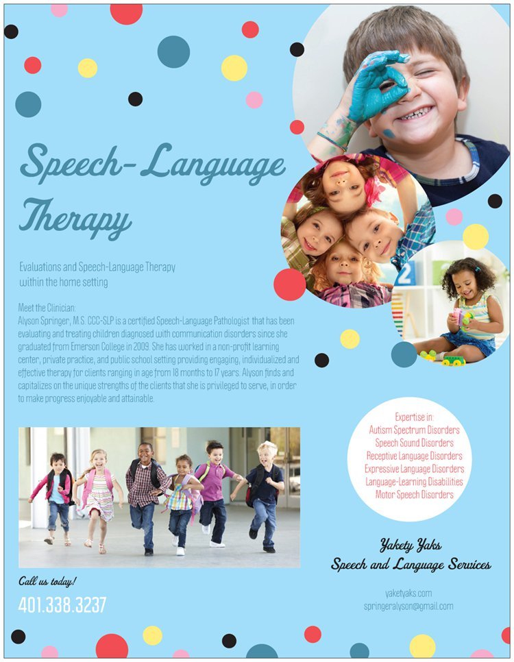 Yakety Yaks Speech and Language Services - child therapist in Seekonk, MA