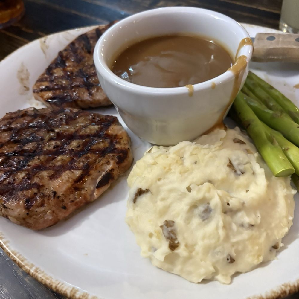 Pork chop dinner. Pork chop dinner.