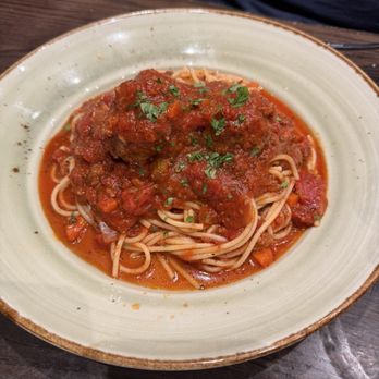 Russo's New York Pizzeria - Spaghetti & Meatball or Italian Sausage - Italian Near Me - Clovis, California