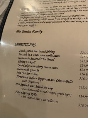 Menu photo 8 Clifford's Restaurant Evans City, PA