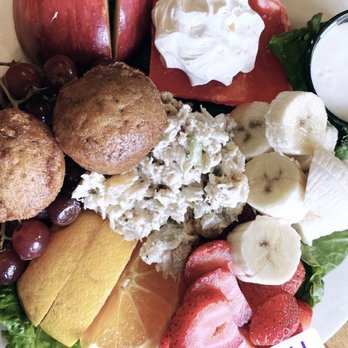 Old Mill Restaurant - Chicken Salad Plate with fresh Fruit - American Near Me - Pigeon Forge, Tennessee