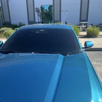 Robert's Tint Shop - Mustang GT with 20 percent tinted front windshield - Car Window Tinting Near Me - Rancho Cucamonga, California Robert's Tint Shop - Mustang GT with 20 percent tinted front windshield - Car Window Tinting Near Me - Rancho Cucamonga, California