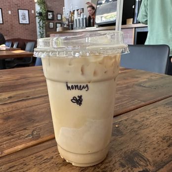 Bean Loft  Coffee Company - Iced latte with honey. So good!! - Coffee & Tea Near Me - Murfreesboro, Tennessee