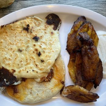 L'Roco Grill - L'roco Combo #2 - Chicharron and Cheese & Loroco and Cheese Pupusas - Salvadoran Near Me - San Jose, California L'Roco Grill - L'roco Combo #2 - Chicharron and Cheese & Loroco and Cheese Pupusas - Salvadoran Near Me - San Jose, California