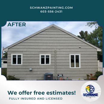 Schwanz Construction - Exterior Painting Project - Painters Near Me - Amherst, New Hampshire Schwanz Construction - Exterior Painting Project - Painters Near Me - Amherst, New Hampshire