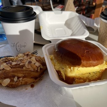 Bree'osh - Montecito - Egg Eggs and Cheese Brioche and Choco Almond Croissant - Coffee & Tea Near Me - Santa Barbara, California Bree'osh - Montecito - Egg Eggs and Cheese Brioche and Choco Almond Croissant - Coffee & Tea Near Me - Santa Barbara, California