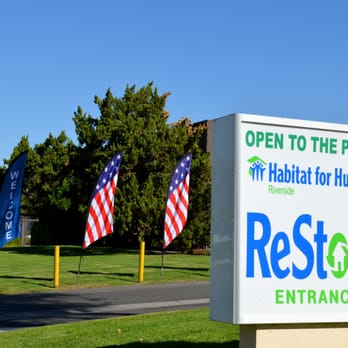 Habitat for Humanity ReStore - Street sign and welcome flags - Community Service/Non-Profit Near Me - Riverside, California Habitat for Humanity ReStore - Street sign and welcome flags - Community Service/Non-Profit Near Me - Riverside, California