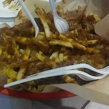 Rockin Crawfish - Cajun chilli cheese fries. Family of 5 shared this 2 people will get full off this easily - Cajun/Creole Near Me - San Pablo, California