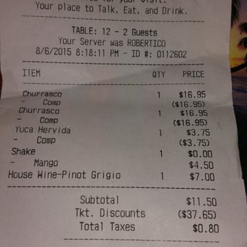 Malanga Cuban Cafe - I told them that I'll pay the bill in full and the manager only charged me for the drinks.. - Cuban Near Me - Pinecrest, Florida Malanga Cuban Cafe - I told them that I'll pay the bill in full and the manager only charged me for the drinks.. - Cuban Near Me - Pinecrest, Florida