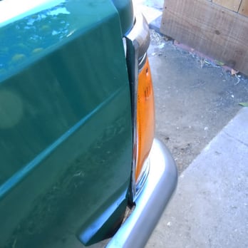 Caliber Collision - Caliber-quality workmanship:  Headlamp frame projected 1/2" from fender - Body Shops Near Me - Burbank, California