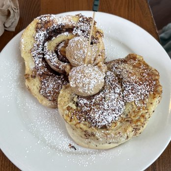 Beeses Depot Cafe - Cinnamon Roll French Toast - Cafes Near Me - Adams Center, New York