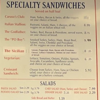 Caruso's Deli - Menu 2 January 2022 - Delis Near Me - Salt Lake City, Utah Caruso's Deli - Menu 2 January 2022 - Delis Near Me - Salt Lake City, Utah